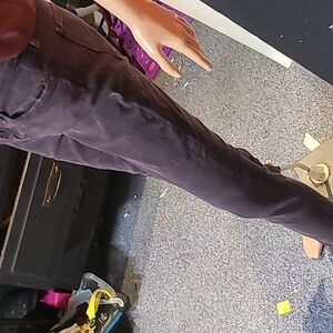 Vince Grungy Purple Skinny Leg Jean's